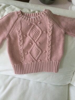 Gap child’s sweater 3 mauve pink